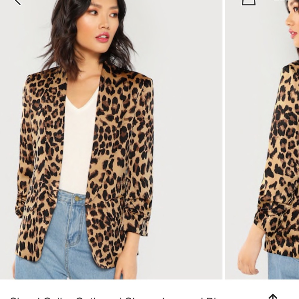 Leopard Blazer